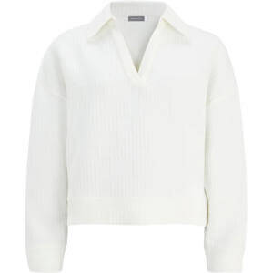 Mint Velvet White Quilt Jersey Sweatshirt
